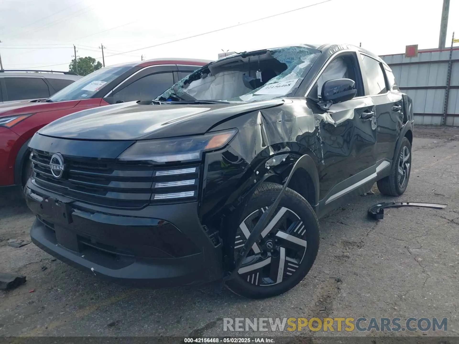 2 Photograph of a damaged car 3N8AP6CA9SL319530 NISSAN KICKS 2025