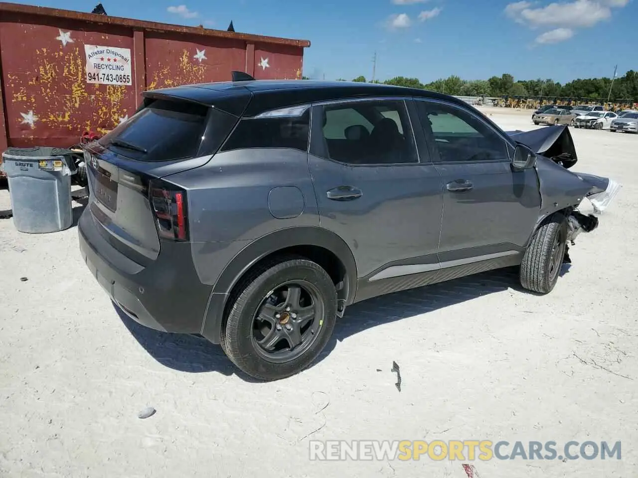 3 Photograph of a damaged car 3N8AP6CA9SL359378 NISSAN KICKS 2025