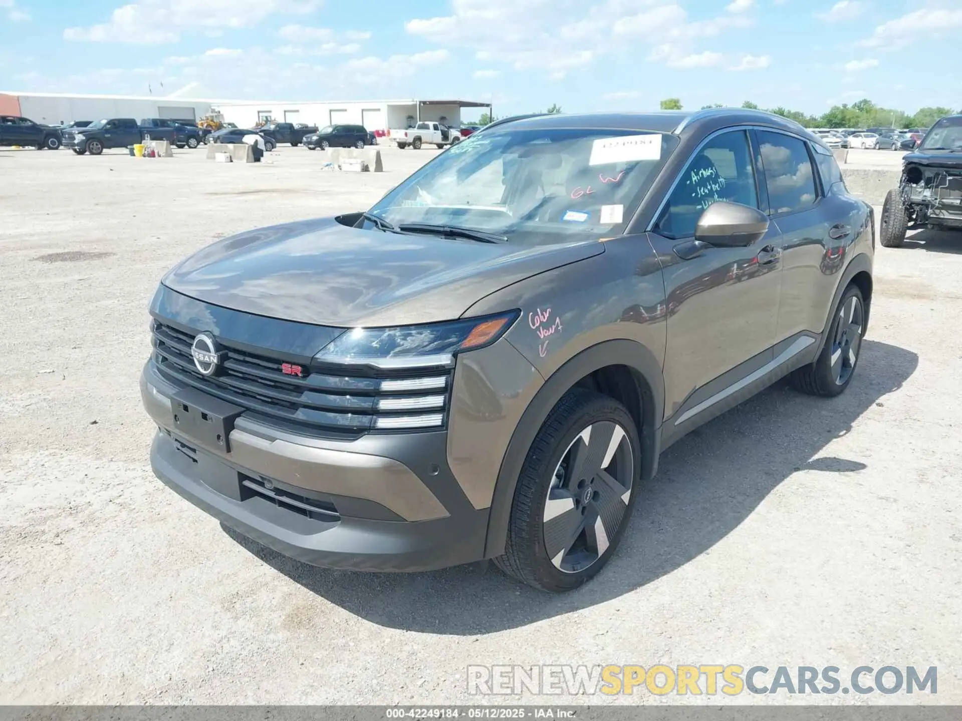 2 Photograph of a damaged car 3N8AP6DA1SL336580 NISSAN KICKS 2025