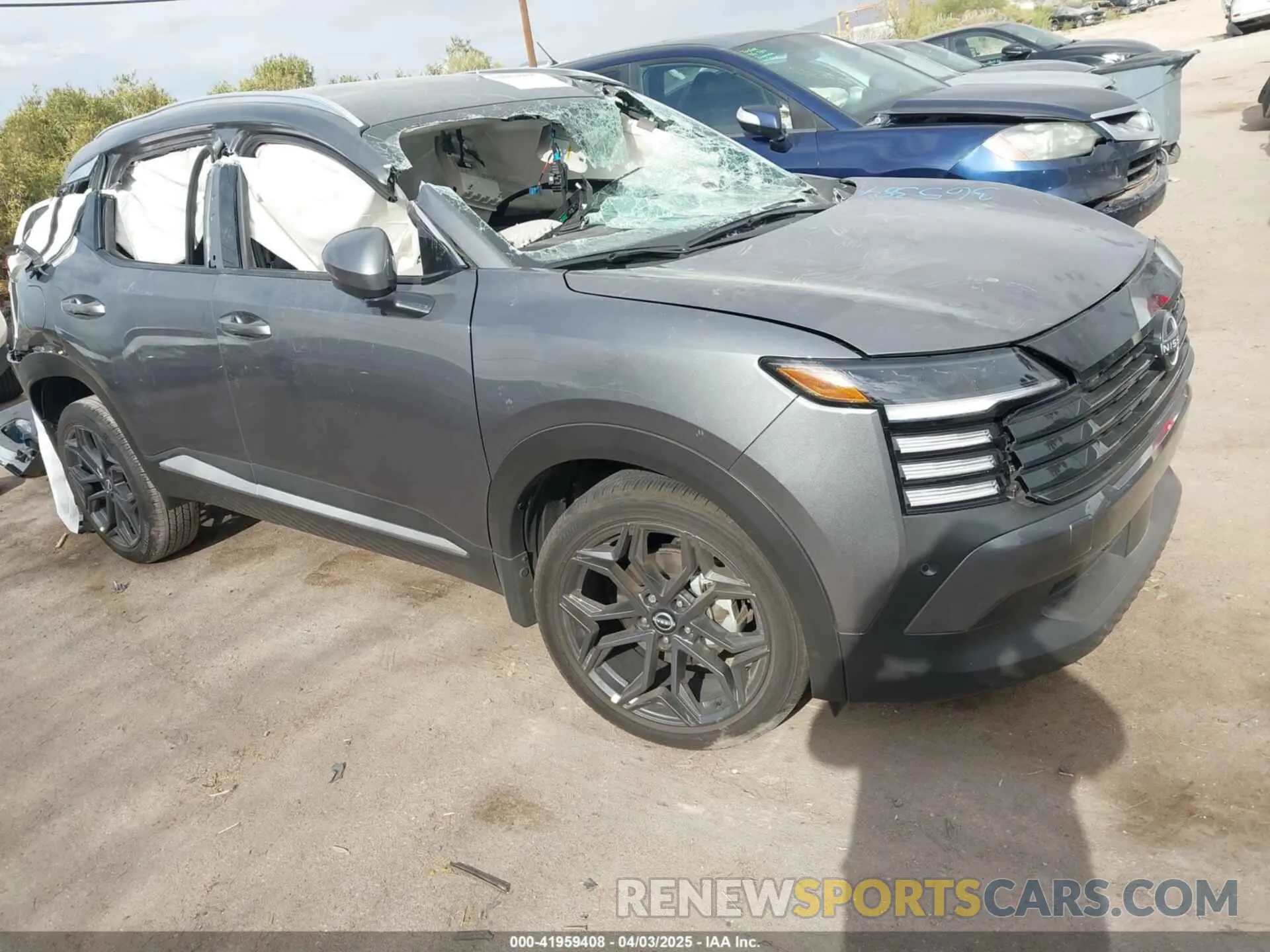 1 Photograph of a damaged car 3N8AP6DA3SL365384 NISSAN KICKS 2025
