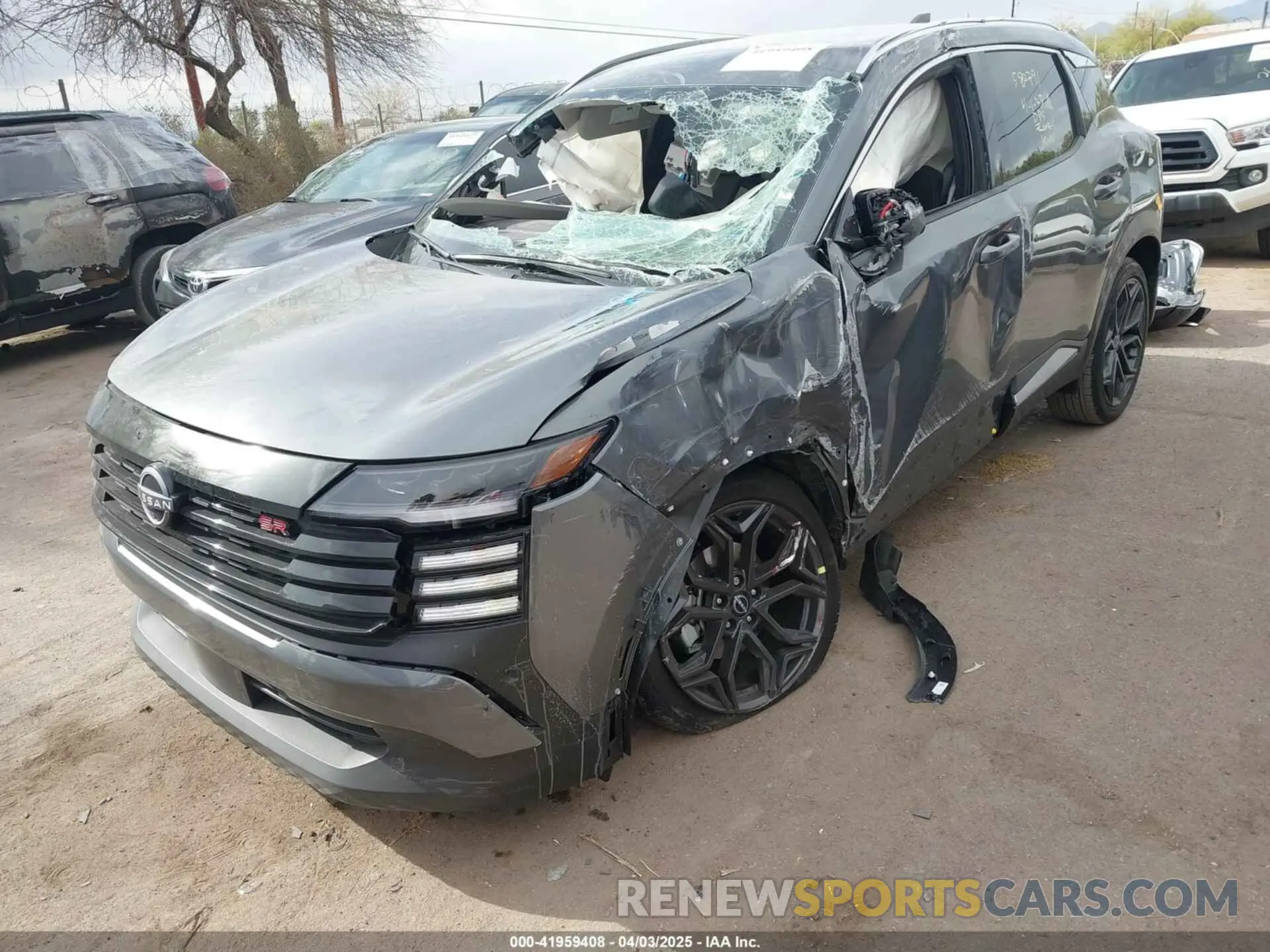 2 Photograph of a damaged car 3N8AP6DA3SL365384 NISSAN KICKS 2025