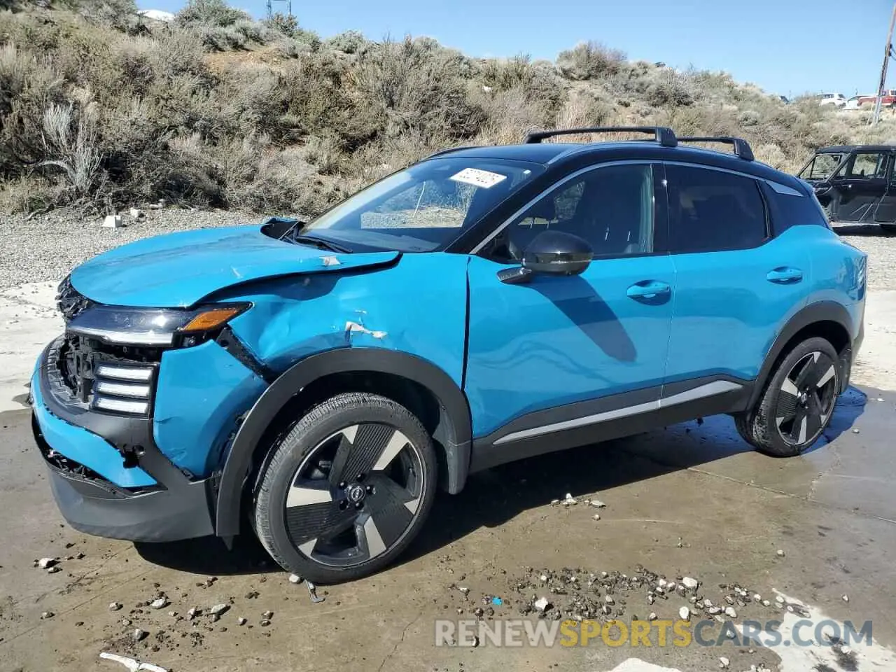 1 Photograph of a damaged car 3N8AP6DB1SL317374 NISSAN KICKS 2025