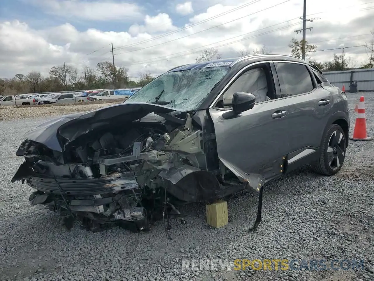 1 Photograph of a damaged car 3N8AP6DB3SL322687 NISSAN KICKS 2025