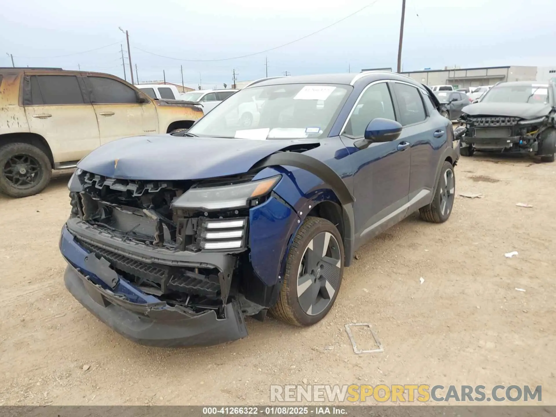 2 Photograph of a damaged car 3N8AP6DC8SL313721 NISSAN KICKS 2025