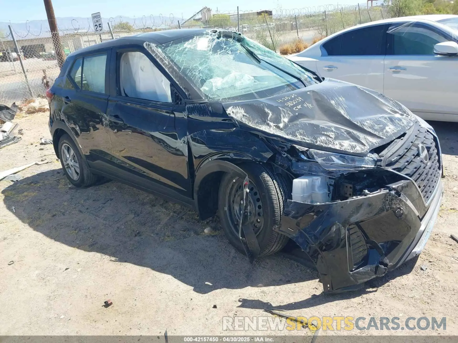 1 Photograph of a damaged car 3N1CP5BV0SL473596 NISSAN KICKS PLAY 2025