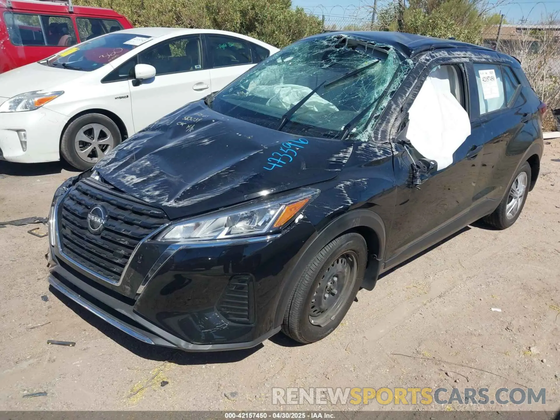 2 Photograph of a damaged car 3N1CP5BV0SL473596 NISSAN KICKS PLAY 2025