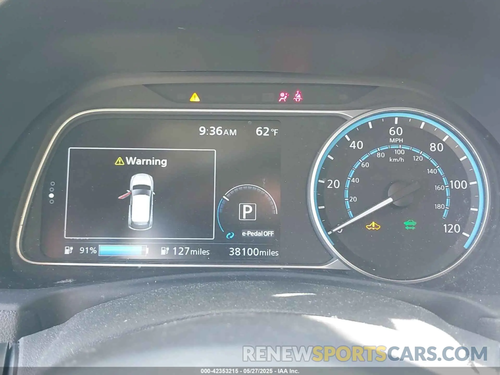 7 Photograph of a damaged car 1N4AZ1CP0KC314523 NISSAN LEAF 2019