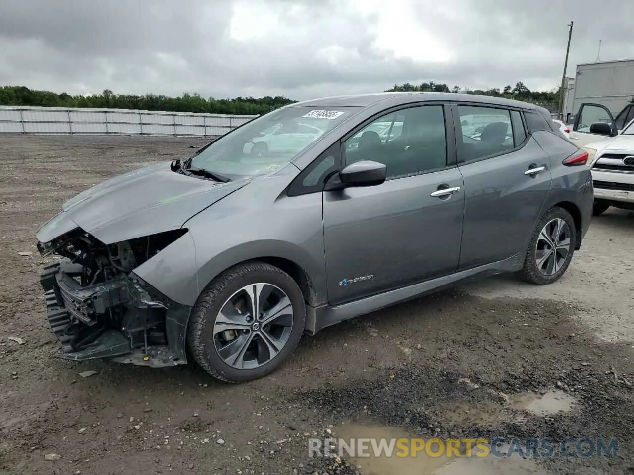 1 Photograph of a damaged car 1N4AZ1CP1KC302364 NISSAN LEAF 2019