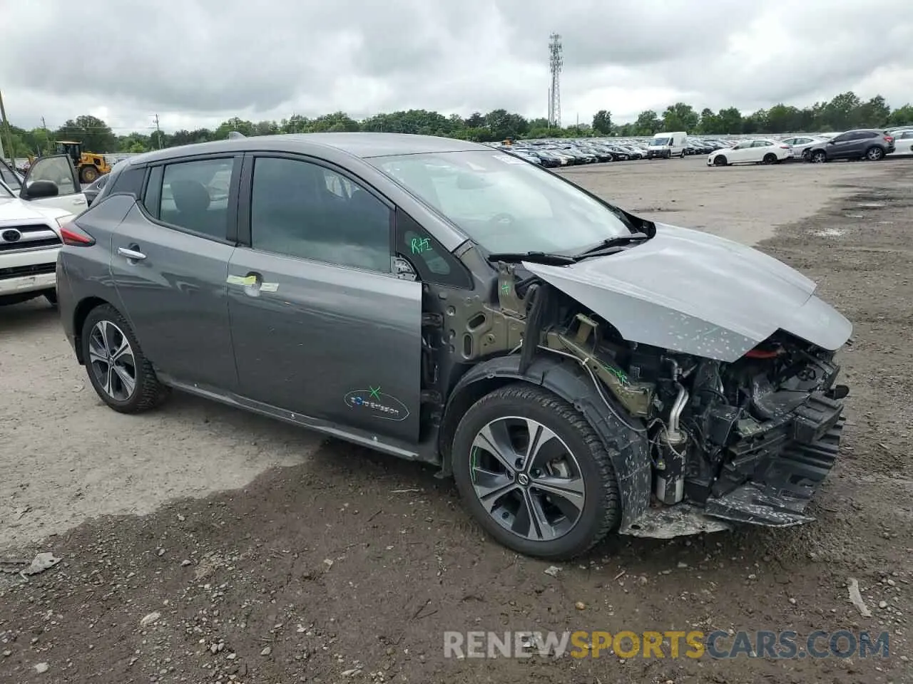 4 Photograph of a damaged car 1N4AZ1CP1KC302364 NISSAN LEAF 2019