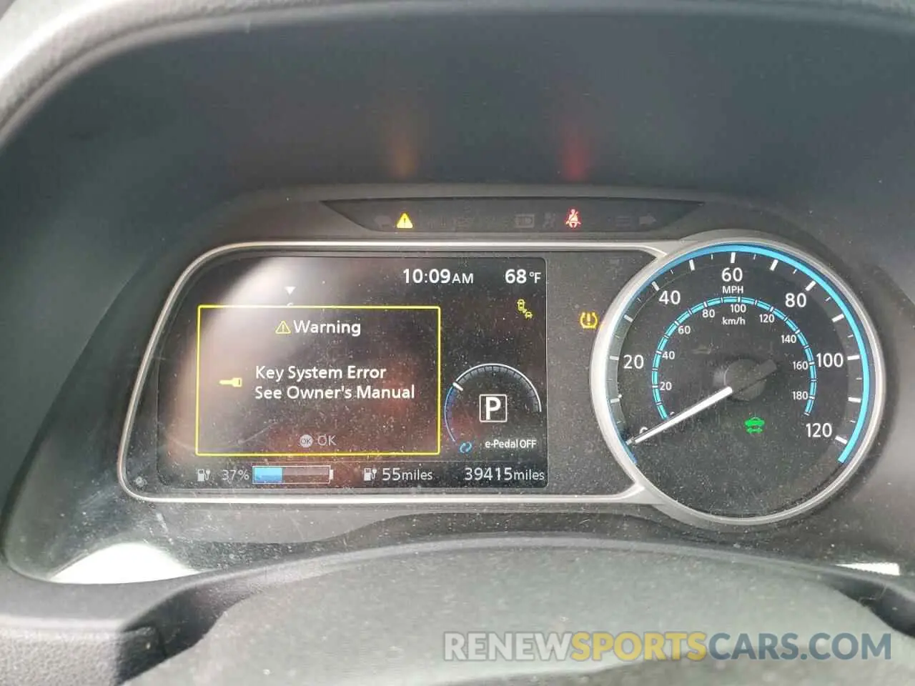 9 Photograph of a damaged car 1N4AZ1CP1KC302364 NISSAN LEAF 2019
