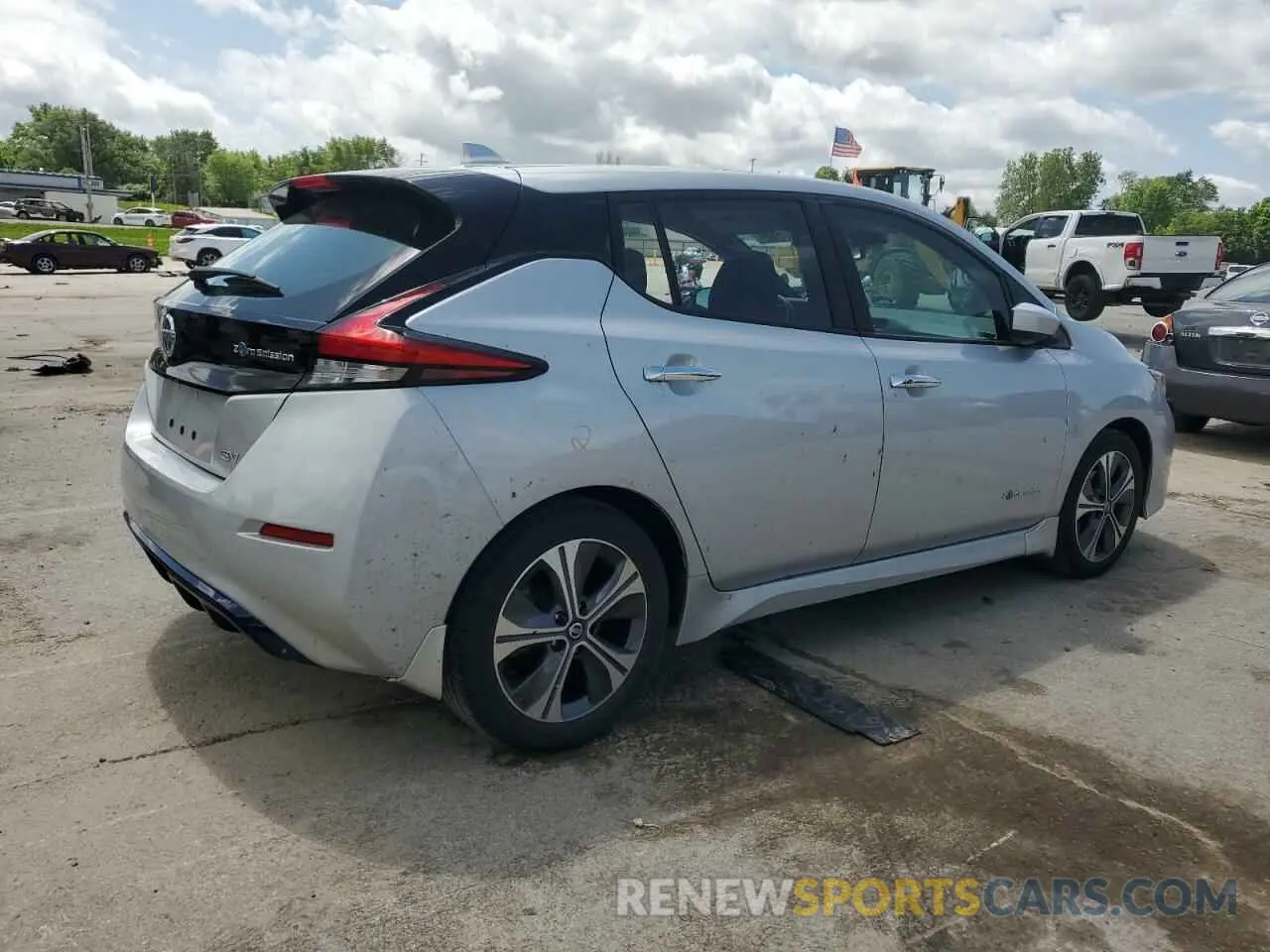 3 Photograph of a damaged car 1N4AZ1CP1KC303840 NISSAN LEAF 2019
