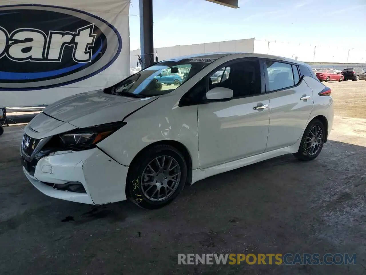 1 Photograph of a damaged car 1N4AZ1CP1KC306317 NISSAN LEAF 2019