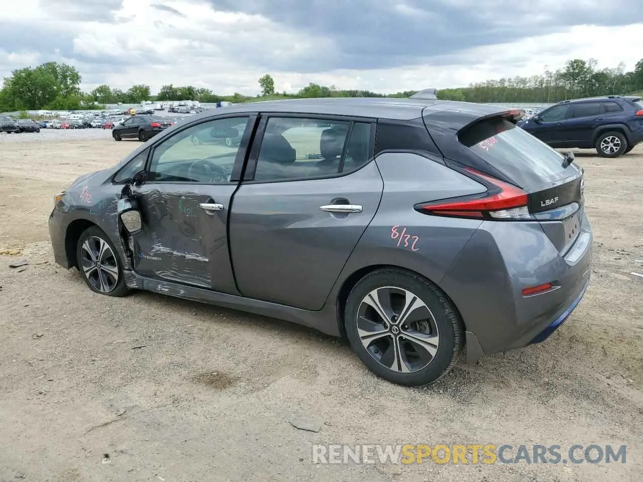 2 Photograph of a damaged car 1N4AZ1CP1KC306883 NISSAN LEAF 2019