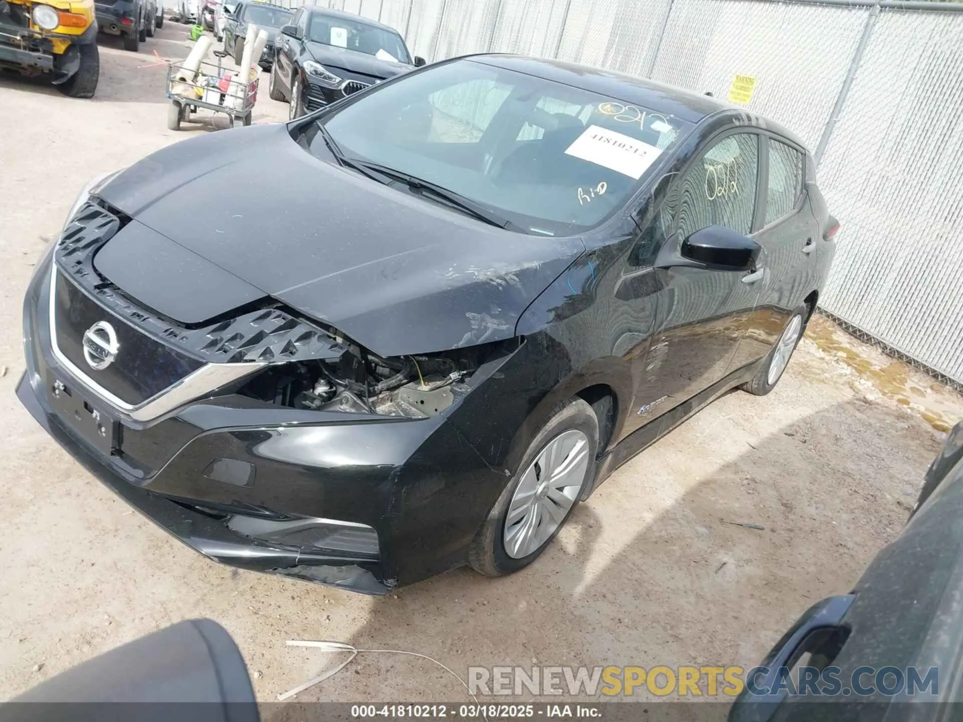 2 Photograph of a damaged car 1N4AZ1CP1KC313672 NISSAN LEAF 2019