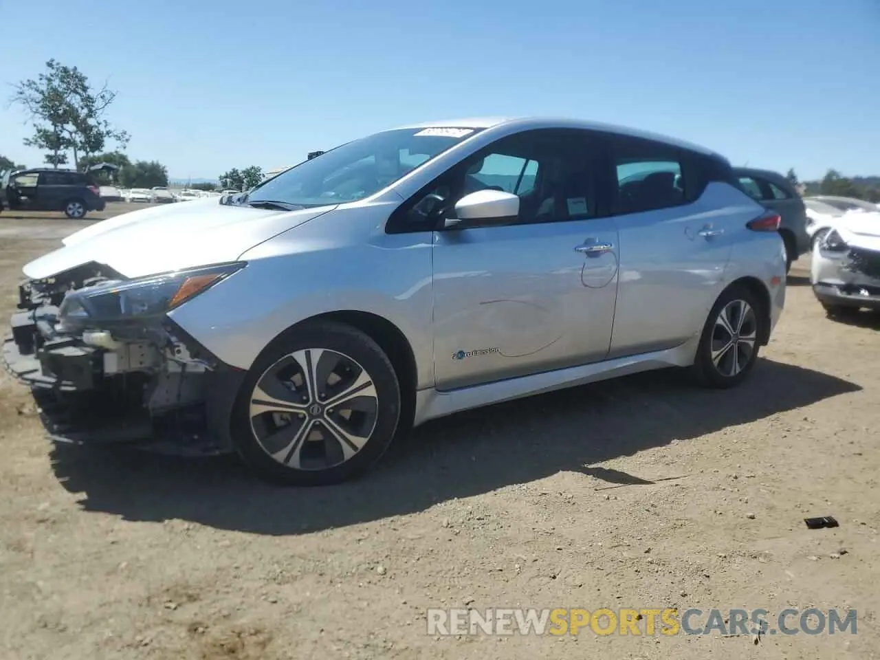 1 Photograph of a damaged car 1N4AZ1CP2KC321859 NISSAN LEAF 2019