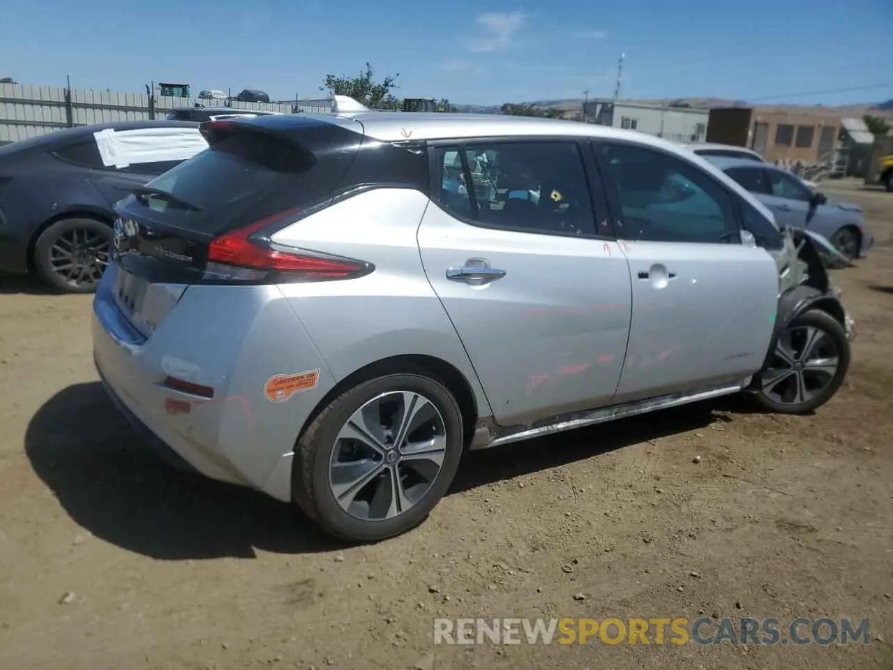 3 Photograph of a damaged car 1N4AZ1CP2KC321859 NISSAN LEAF 2019