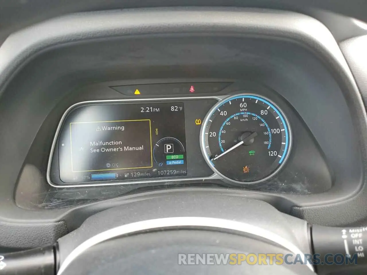 9 Photograph of a damaged car 1N4AZ1CP3KC307985 NISSAN LEAF 2019