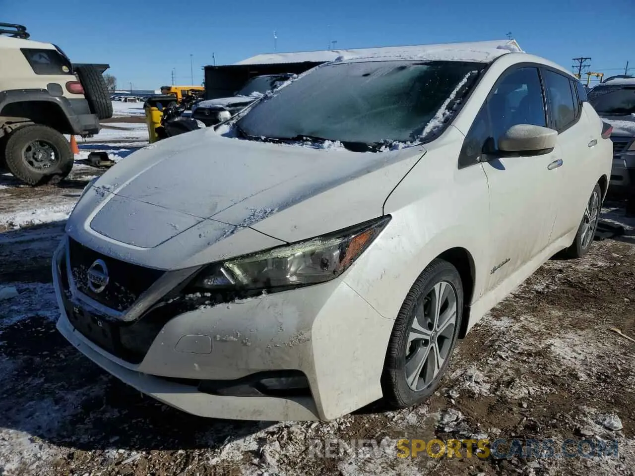 1 Photograph of a damaged car 1N4AZ1CP5KC310287 NISSAN LEAF 2019