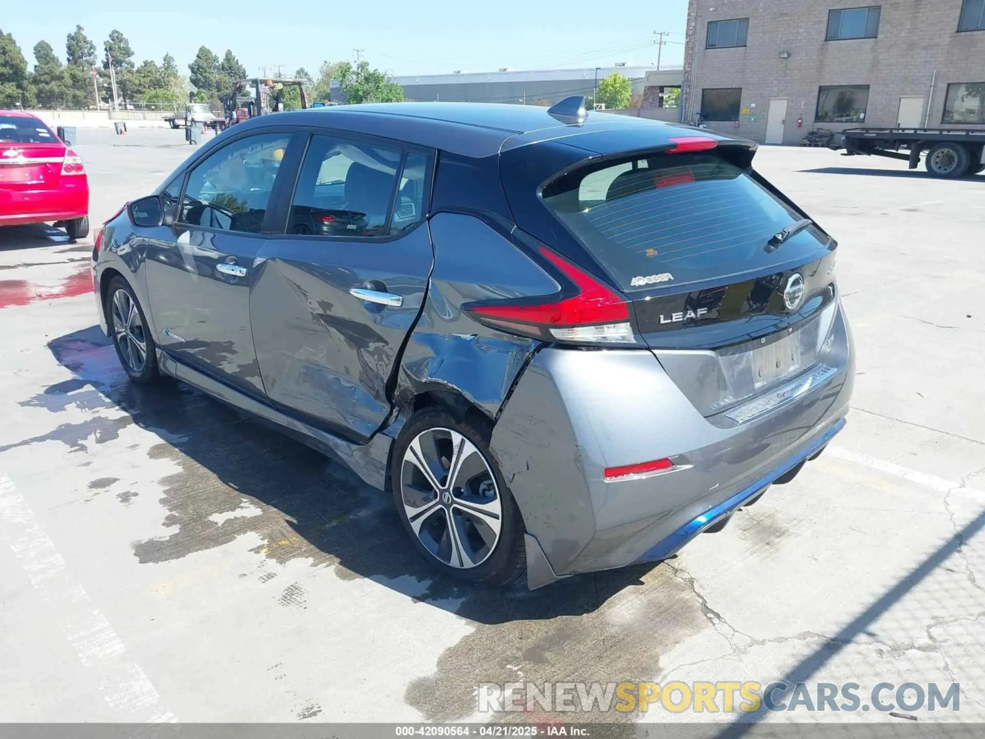 6 Photograph of a damaged car 1N4AZ1CP6KC304997 NISSAN LEAF 2019