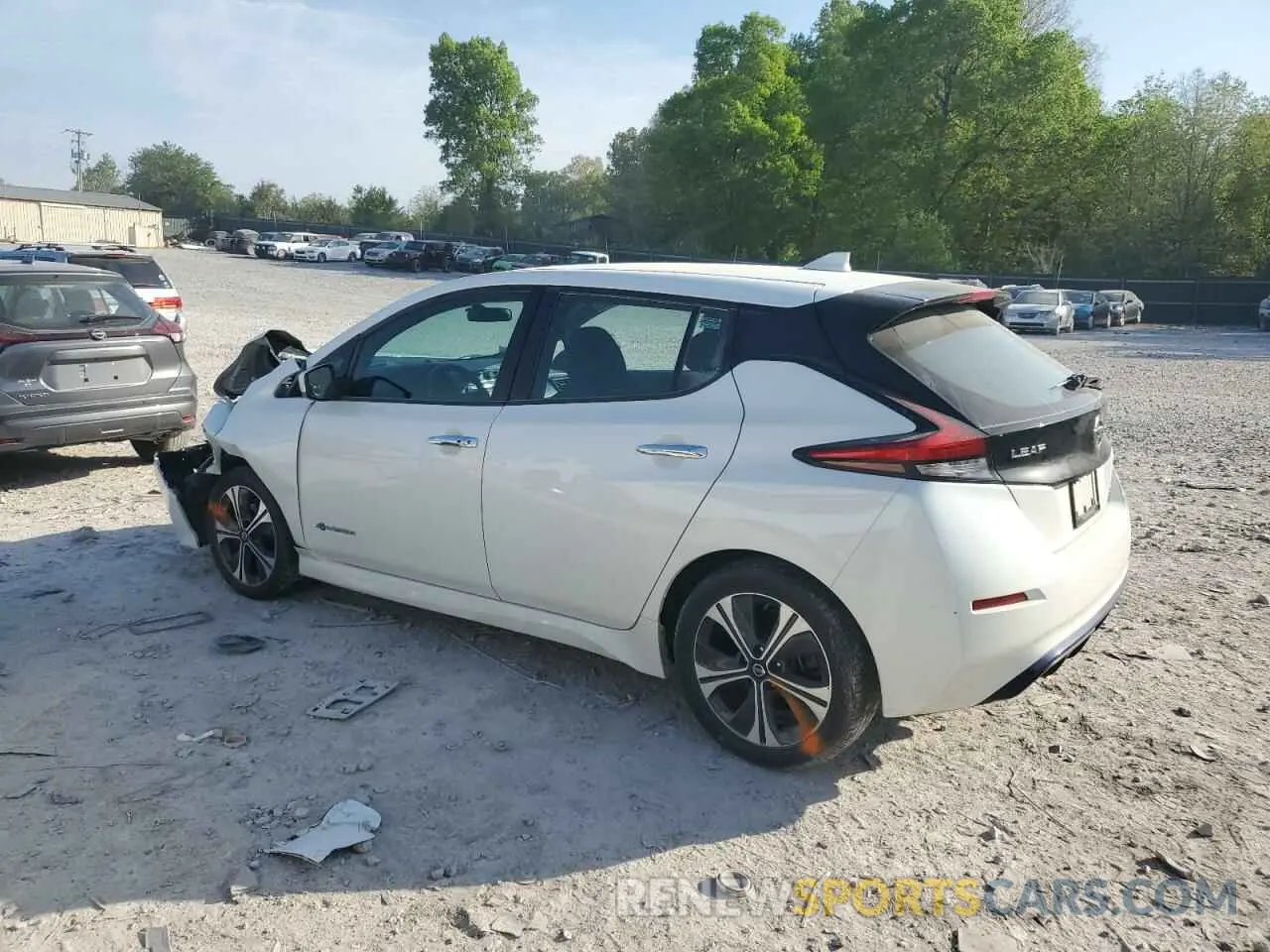 2 Photograph of a damaged car 1N4AZ1CP6KC305261 NISSAN LEAF 2019