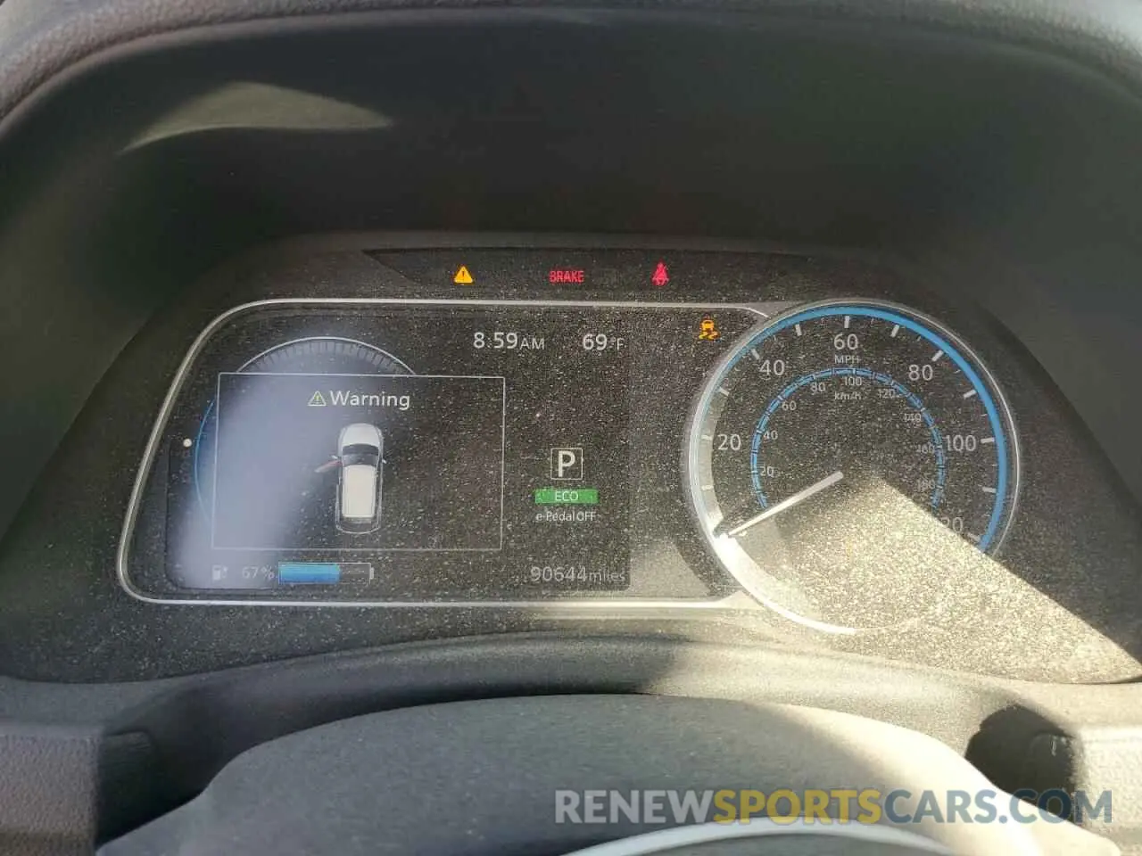9 Photograph of a damaged car 1N4AZ1CP6KC305261 NISSAN LEAF 2019