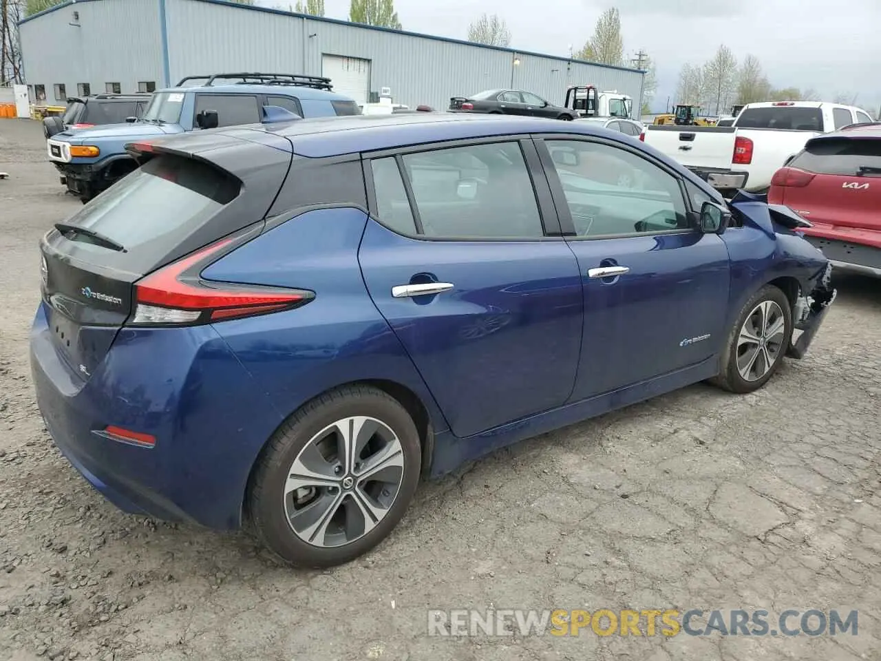 3 Photograph of a damaged car 1N4AZ1CP6KC305535 NISSAN LEAF 2019