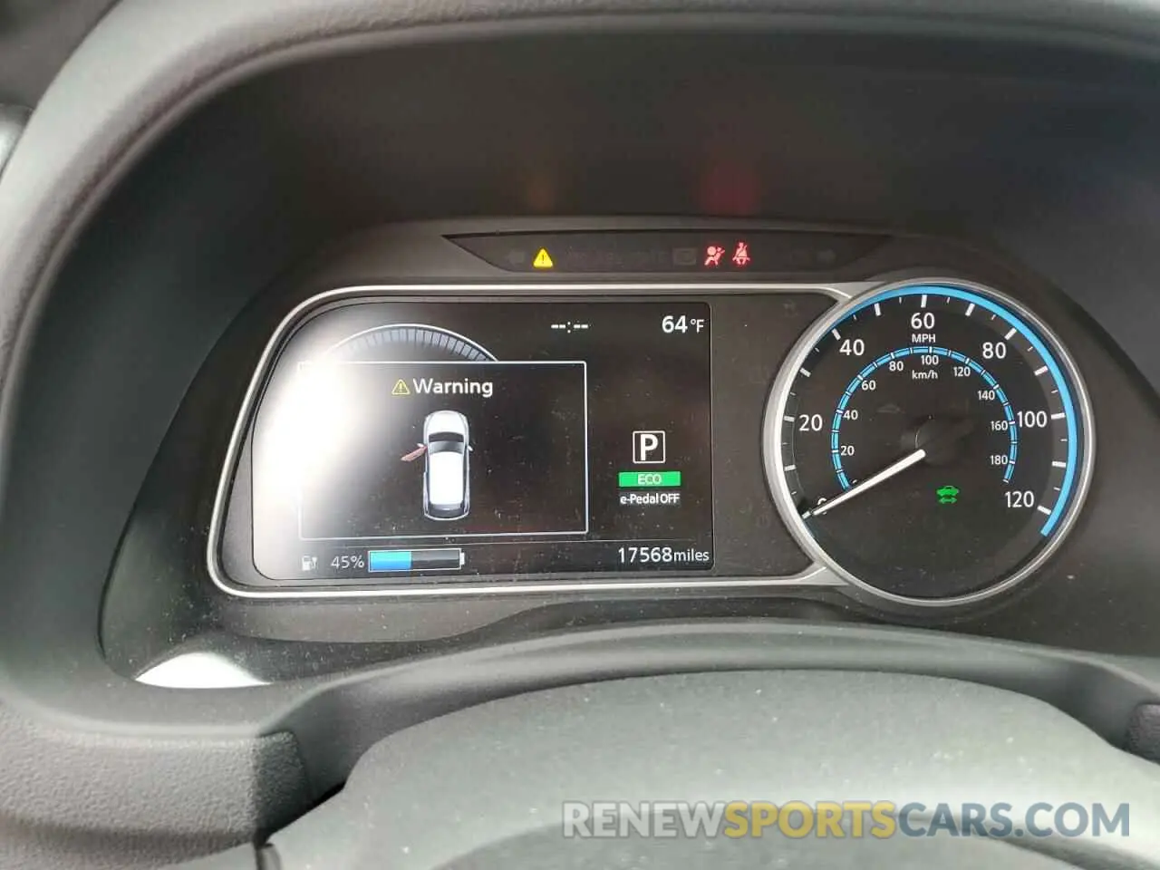 9 Photograph of a damaged car 1N4AZ1CP6KC305535 NISSAN LEAF 2019