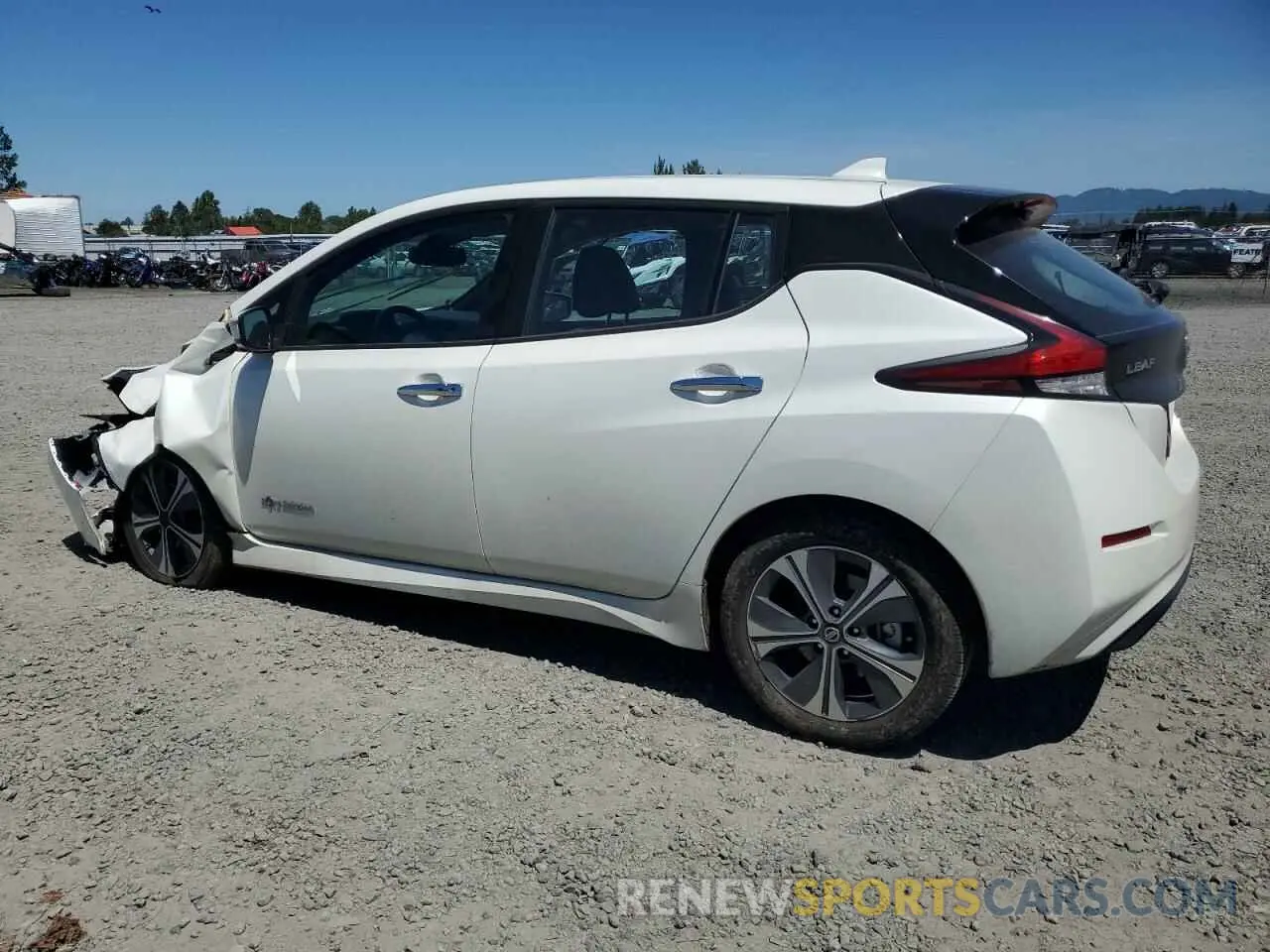 2 Photograph of a damaged car 1N4AZ1CP6KC307981 NISSAN LEAF 2019
