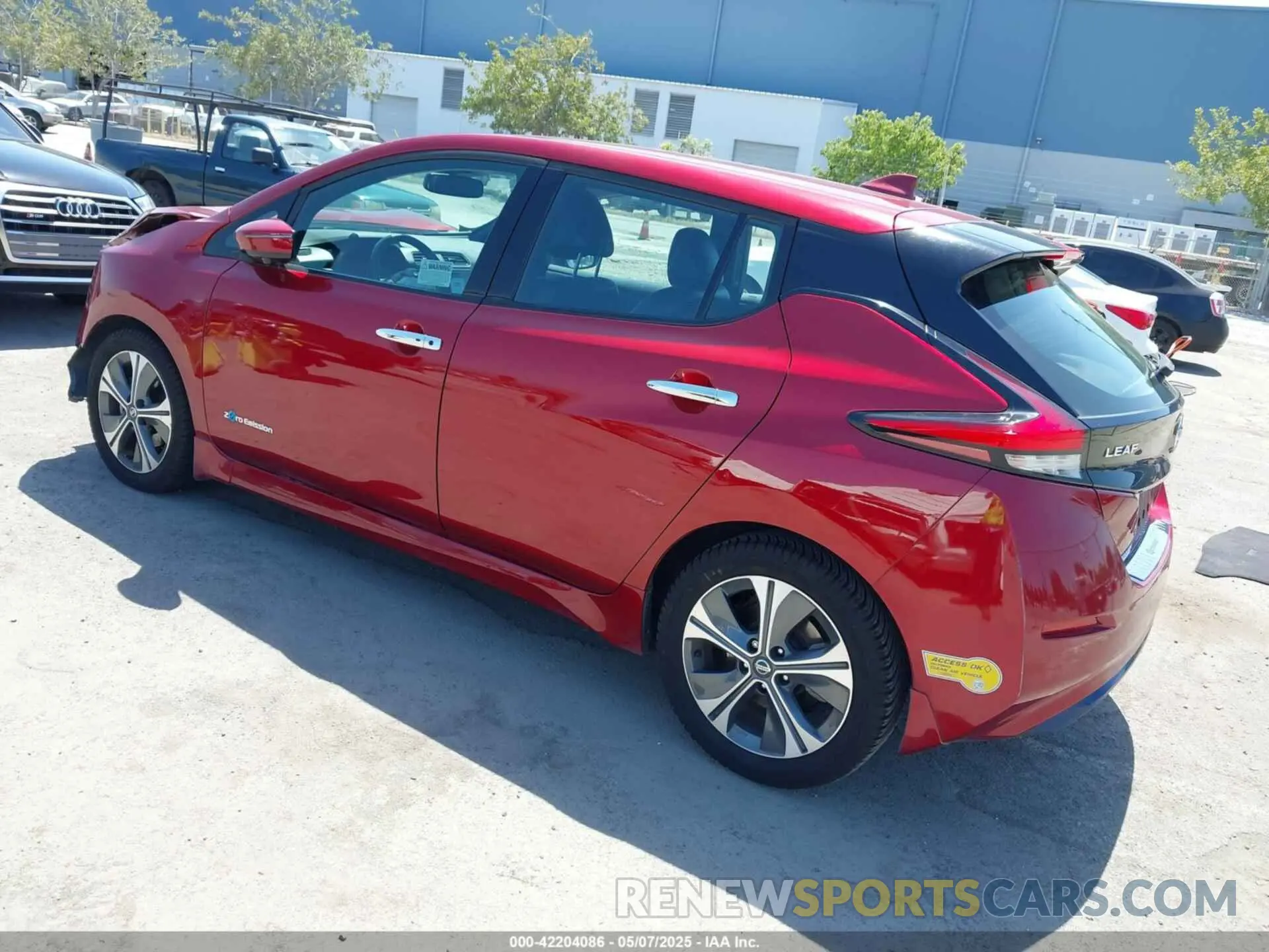 3 Photograph of a damaged car 1N4AZ1CP9KC303424 NISSAN LEAF 2019