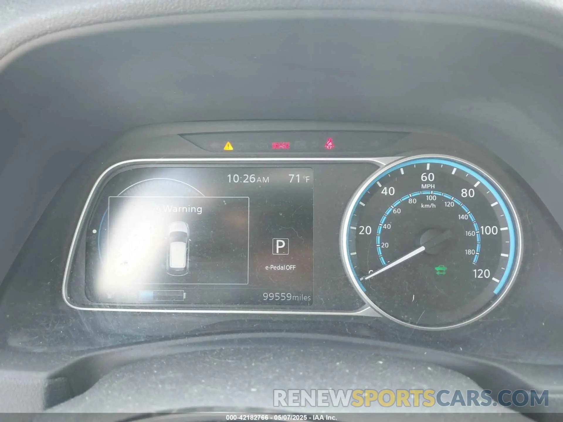 7 Photograph of a damaged car 1N4AZ1CP9KC305660 NISSAN LEAF 2019