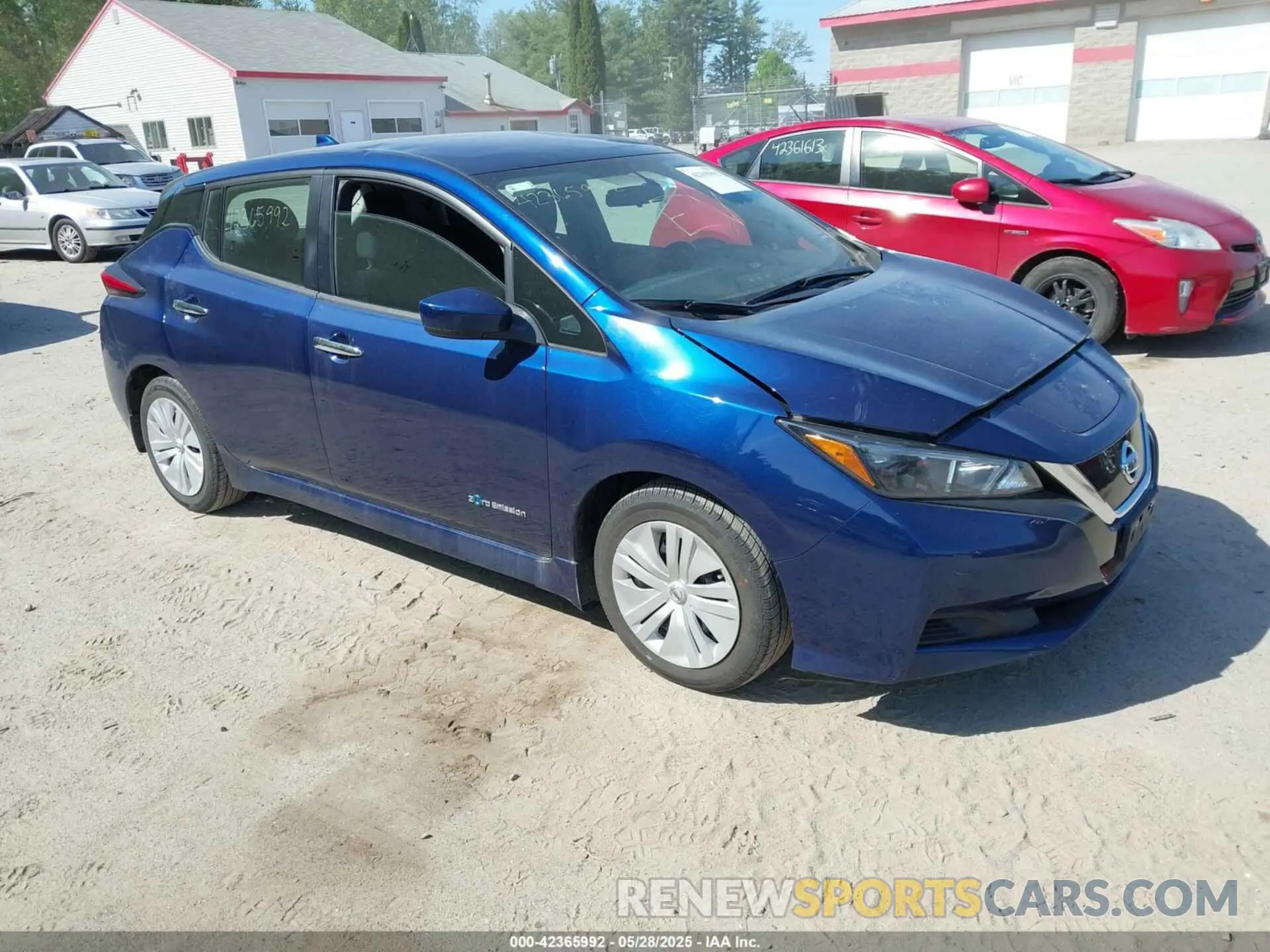 1 Photograph of a damaged car 1N4AZ1CP9KC308428 NISSAN LEAF 2019