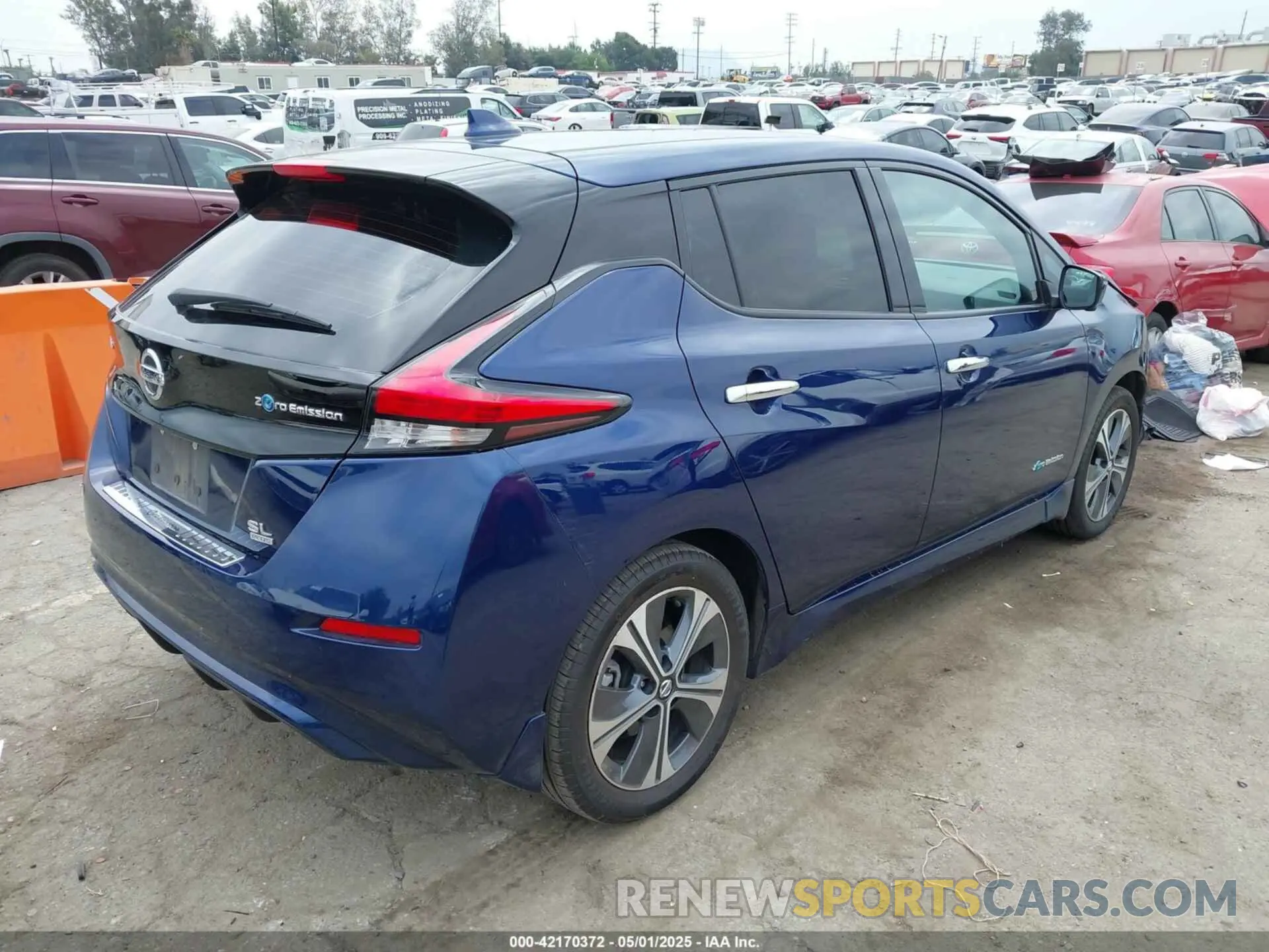 4 Photograph of a damaged car 1N4BZ1CP0KC308693 NISSAN LEAF 2019