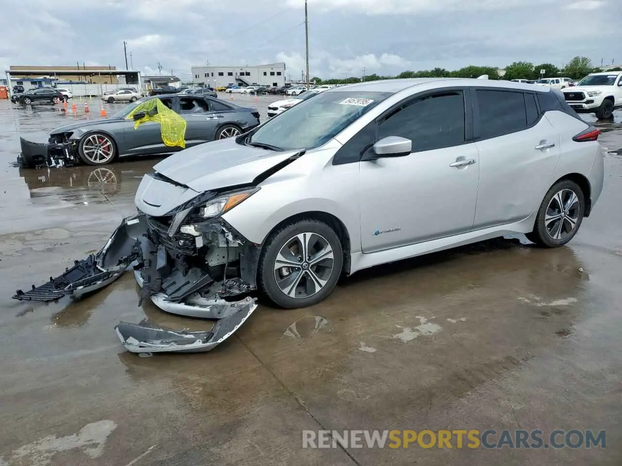 1 Photograph of a damaged car 1N4BZ1CP1KC318620 NISSAN LEAF 2019