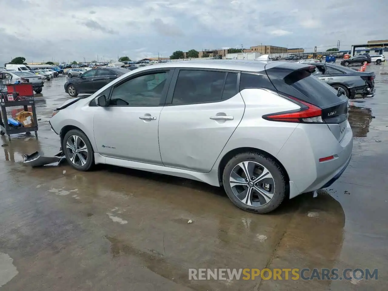 2 Photograph of a damaged car 1N4BZ1CP1KC318620 NISSAN LEAF 2019