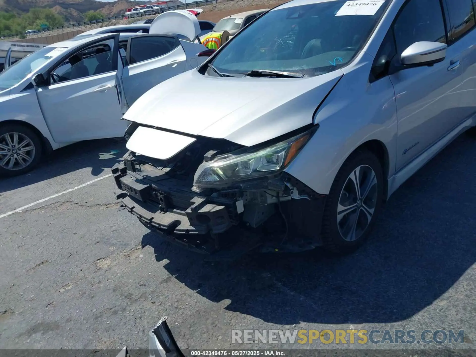 6 Photograph of a damaged car 1N4BZ1CP2KC313488 NISSAN LEAF 2019