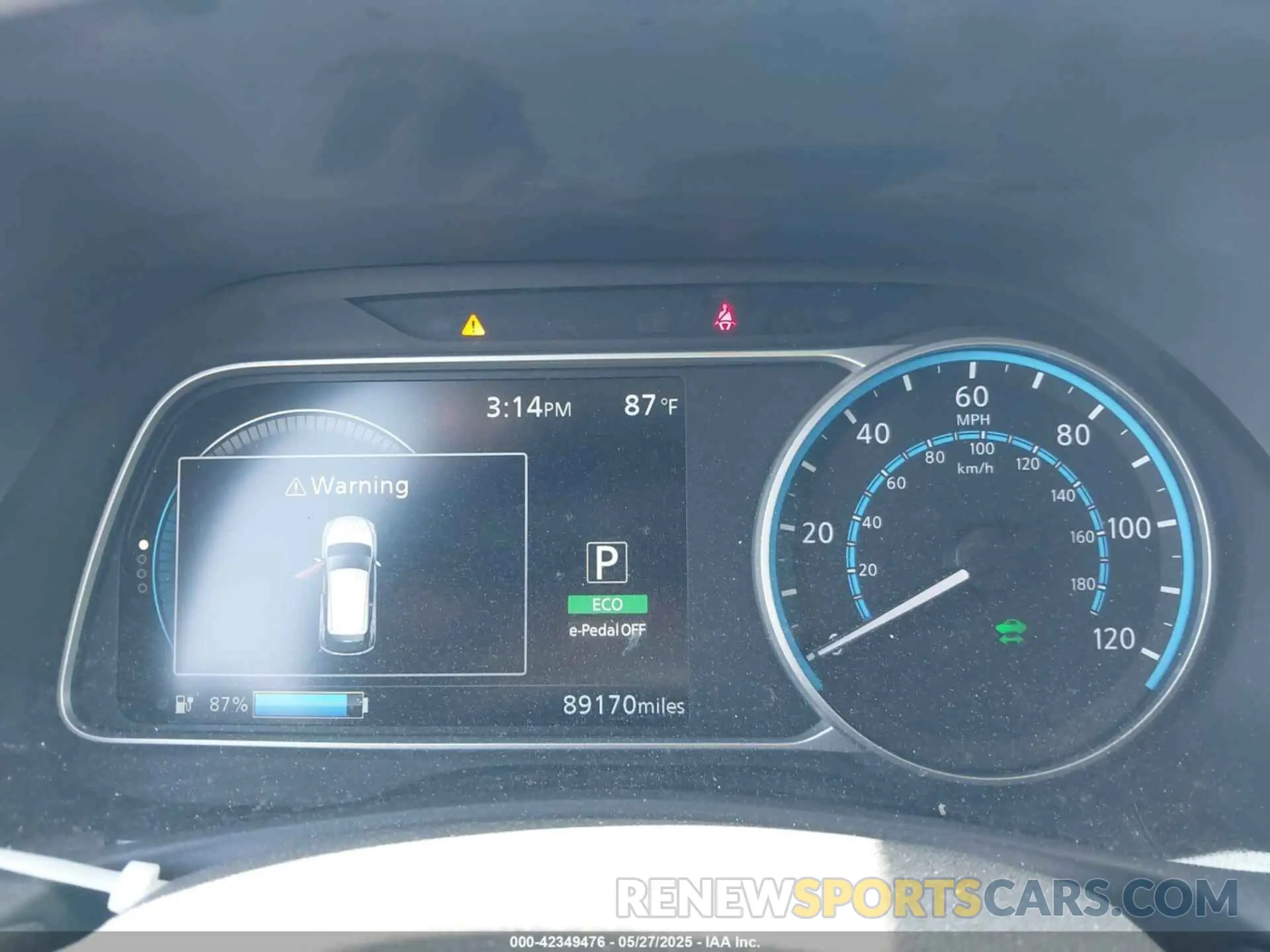 7 Photograph of a damaged car 1N4BZ1CP2KC313488 NISSAN LEAF 2019