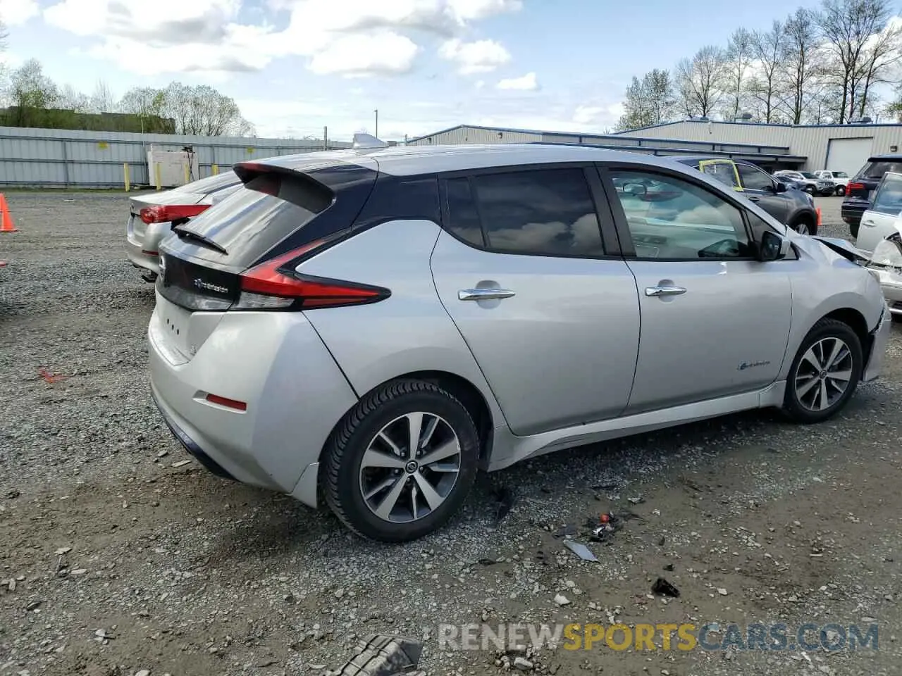 3 Photograph of a damaged car 1N4BZ1CP2KC318447 NISSAN LEAF 2019