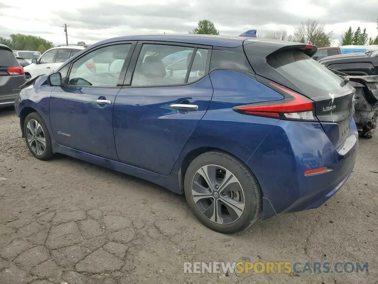 2 Photograph of a damaged car 1N4BZ1CP4KC318515 NISSAN LEAF 2019