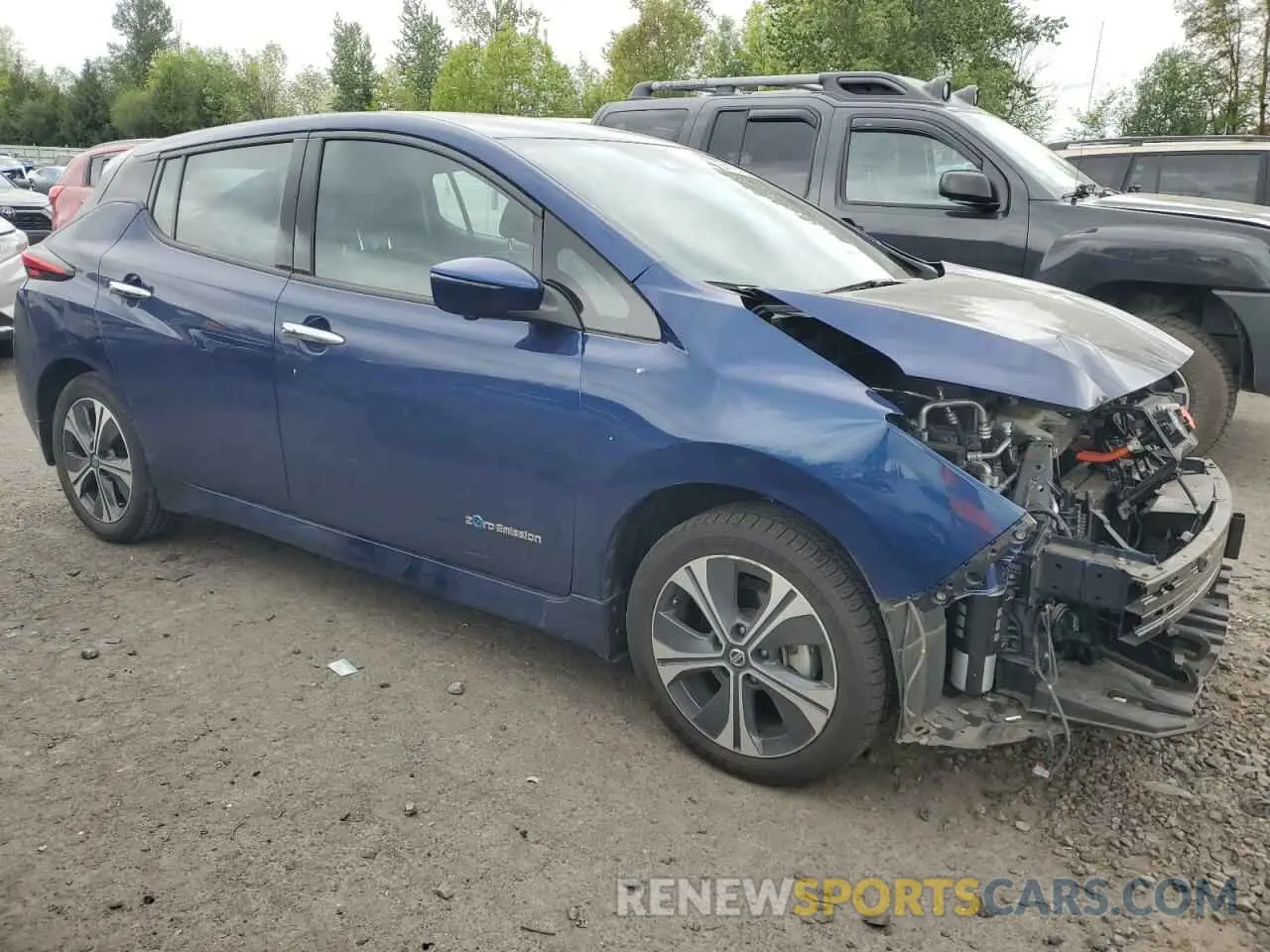 4 Photograph of a damaged car 1N4BZ1CP4KC318515 NISSAN LEAF 2019