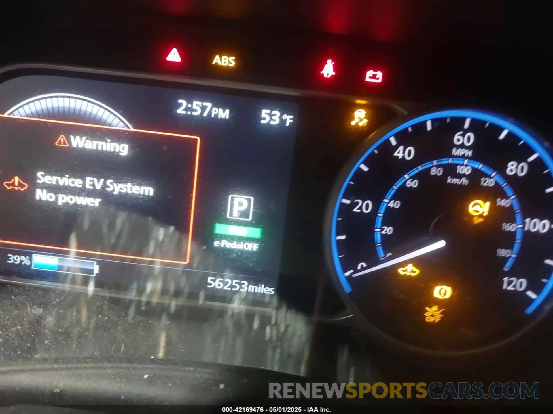 7 Photograph of a damaged car 1N4BZ1CP7KC317374 NISSAN LEAF 2019