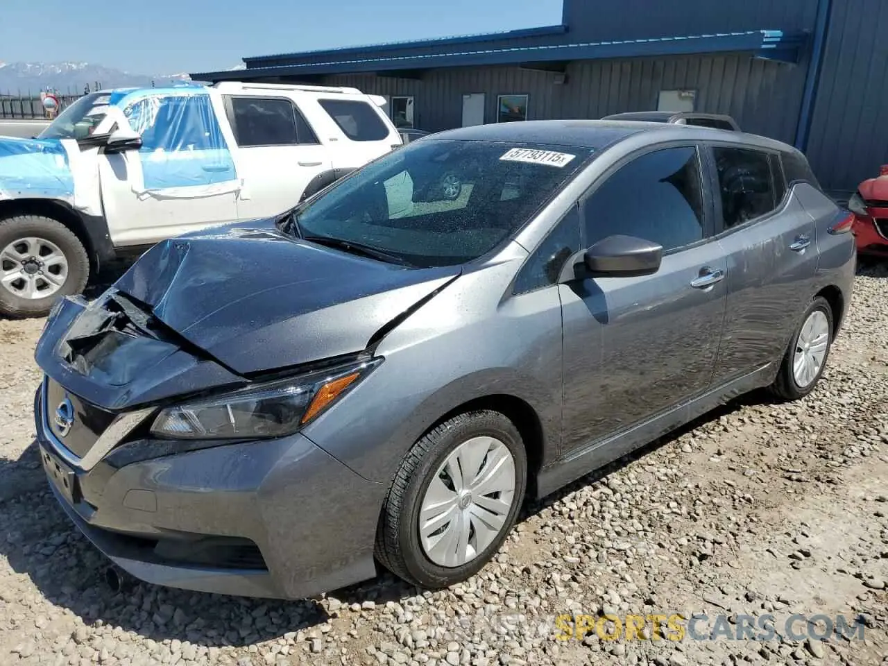 1 Photograph of a damaged car 1N4AZ1BP3LC301378 NISSAN LEAF 2020