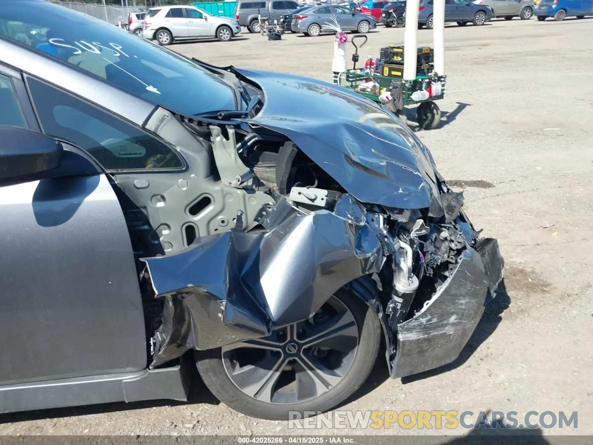 6 Photograph of a damaged car 1N4AZ1CP1LC309171 NISSAN LEAF 2020