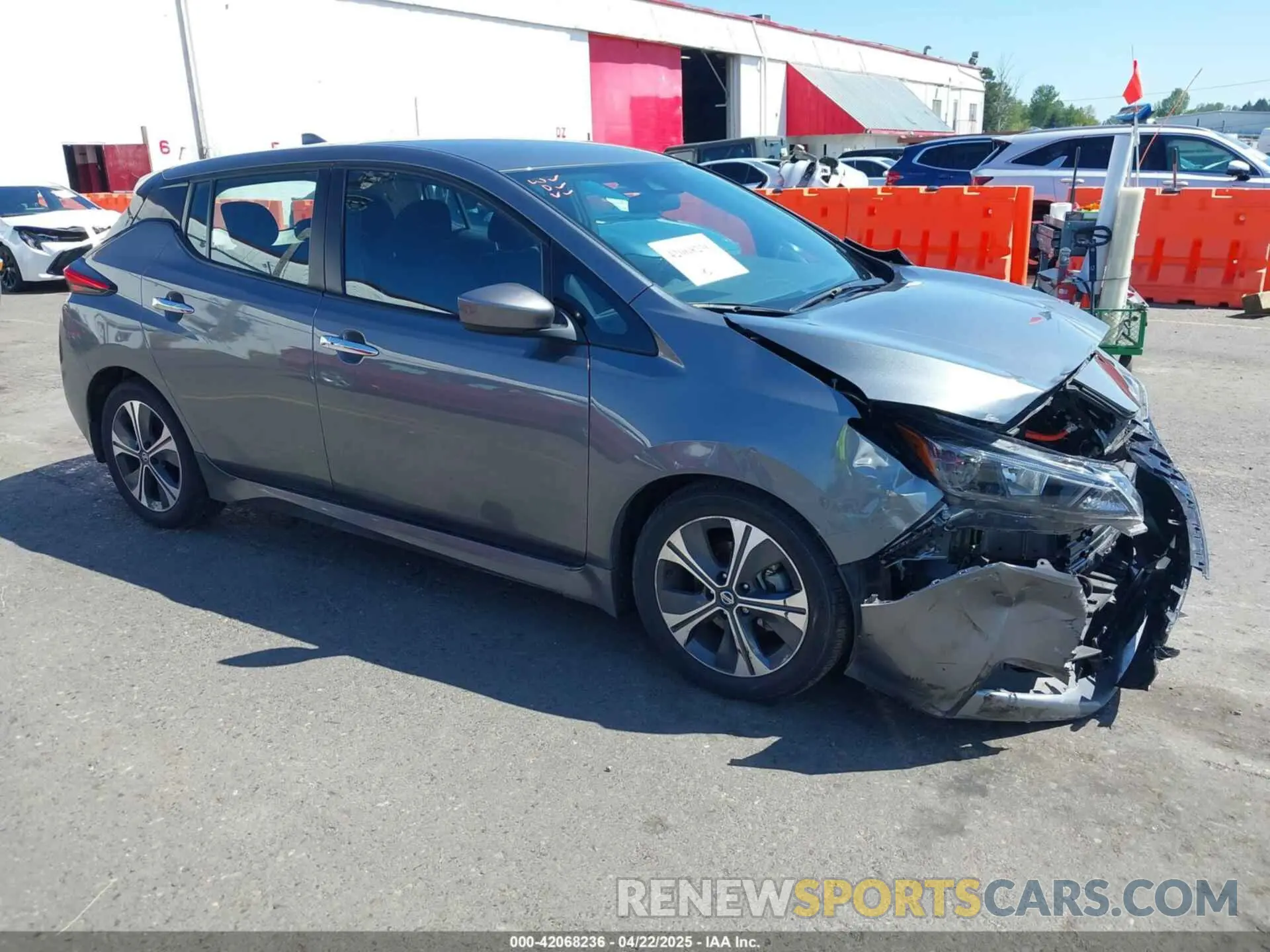 1 Photograph of a damaged car 1N4AZ1CP4LC307981 NISSAN LEAF 2020