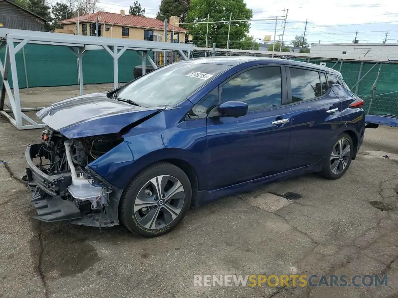 1 Photograph of a damaged car 1N4AZ1CP8LC310060 NISSAN LEAF 2020