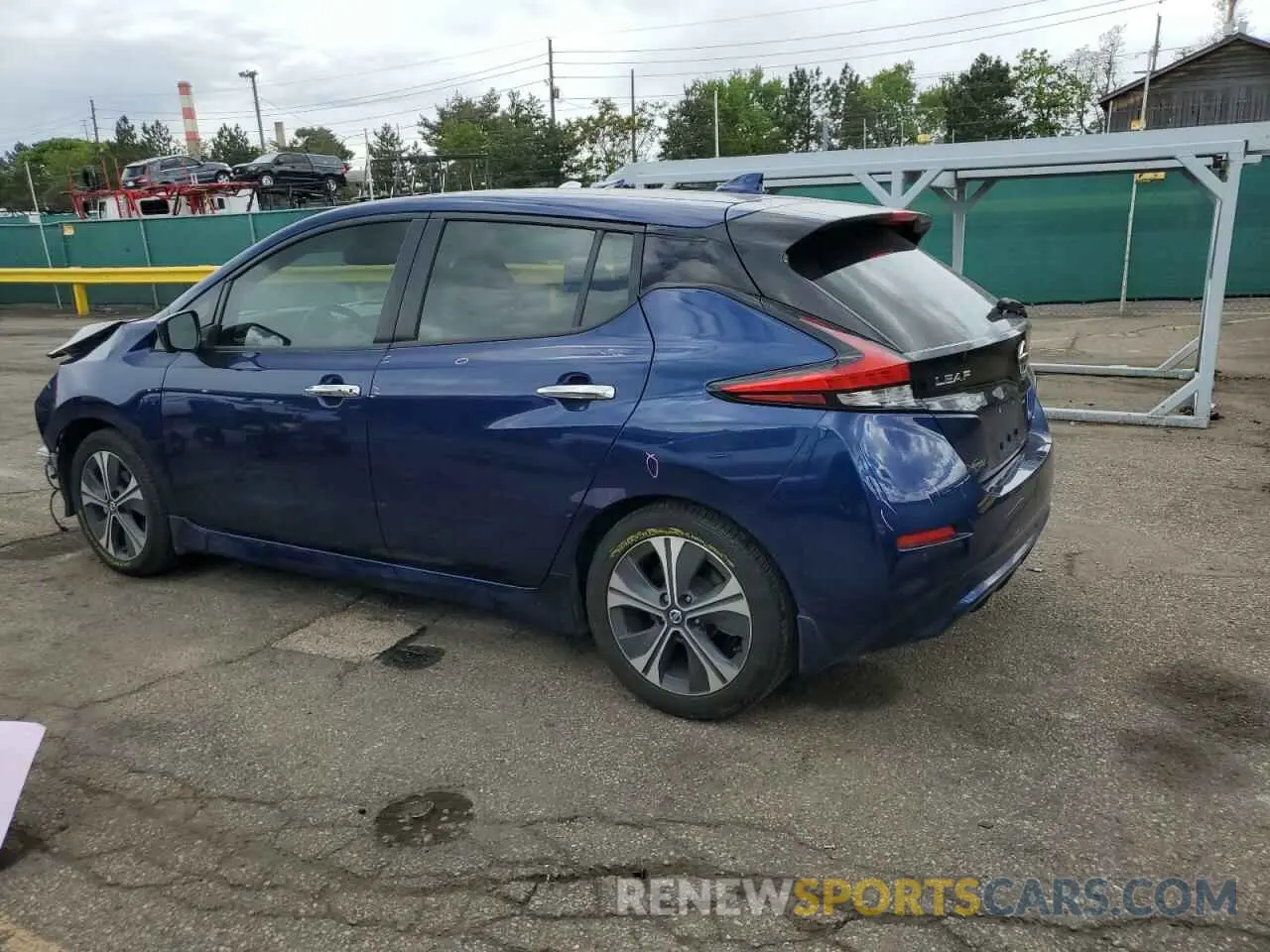 2 Photograph of a damaged car 1N4AZ1CP8LC310060 NISSAN LEAF 2020
