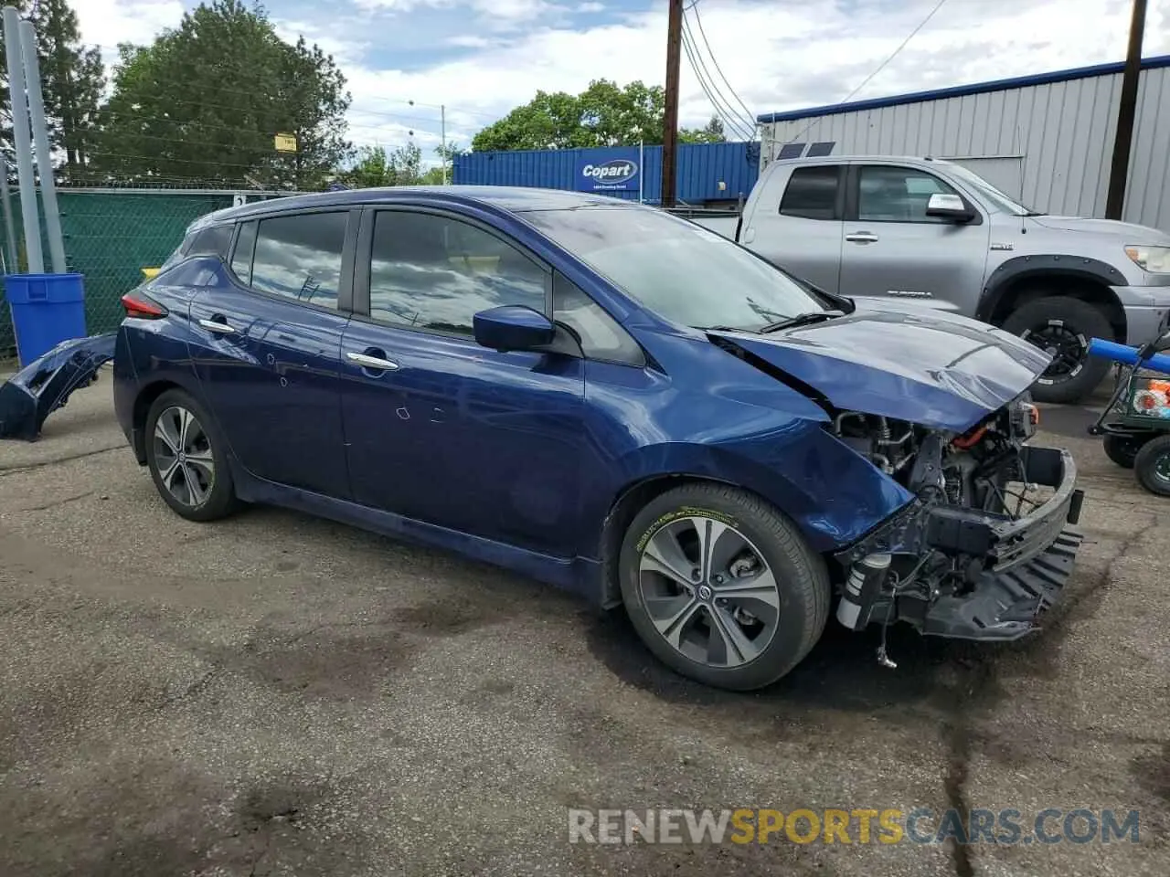 4 Photograph of a damaged car 1N4AZ1CP8LC310060 NISSAN LEAF 2020
