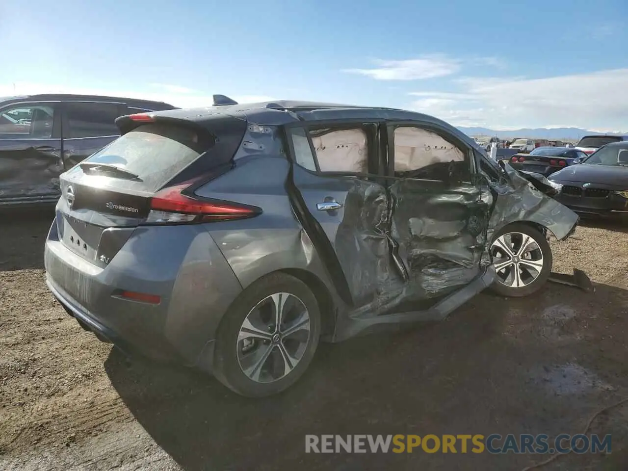 3 Photograph of a damaged car 1N4AZ1CPXLC300503 NISSAN LEAF 2020