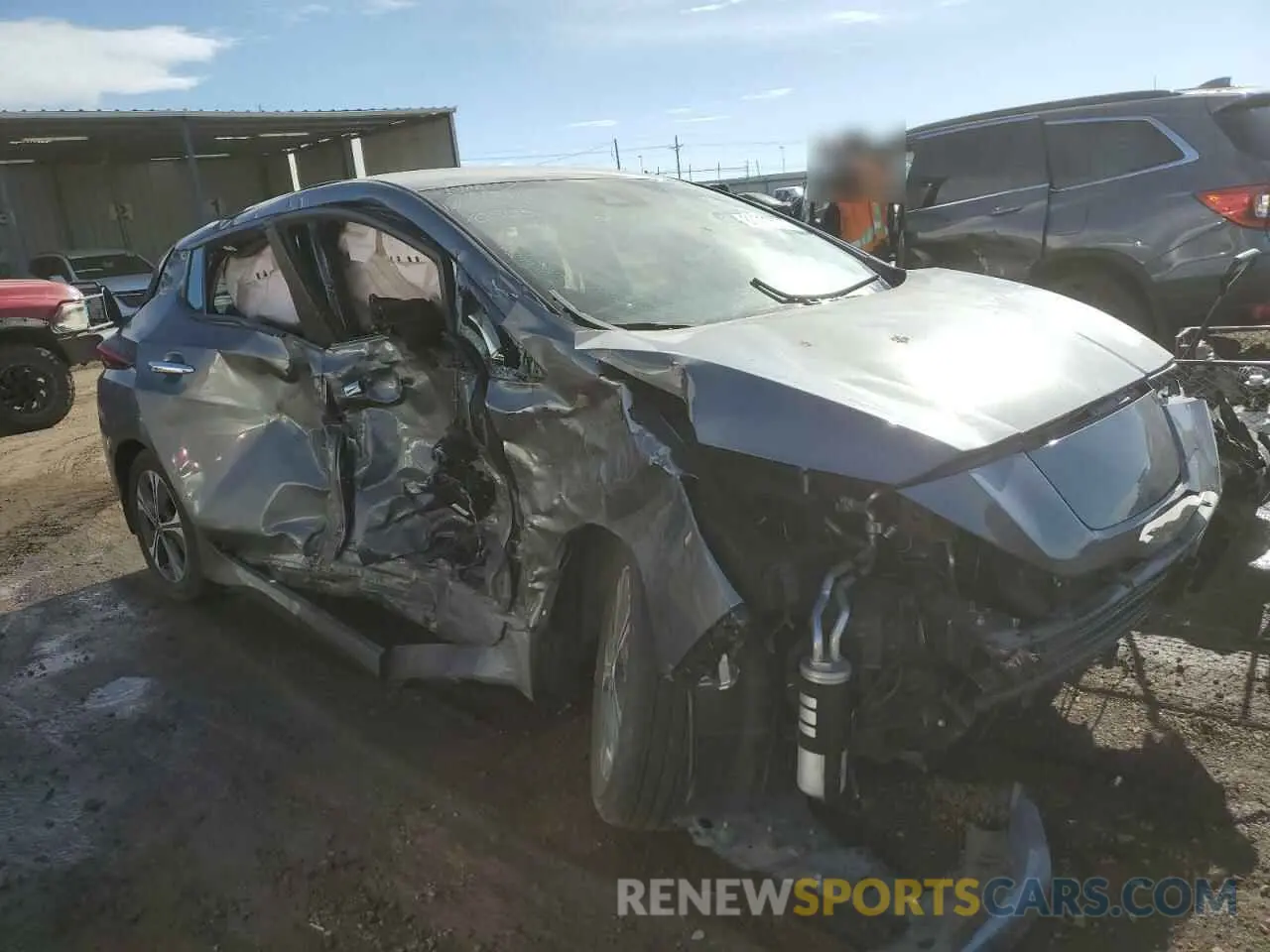 4 Photograph of a damaged car 1N4AZ1CPXLC300503 NISSAN LEAF 2020