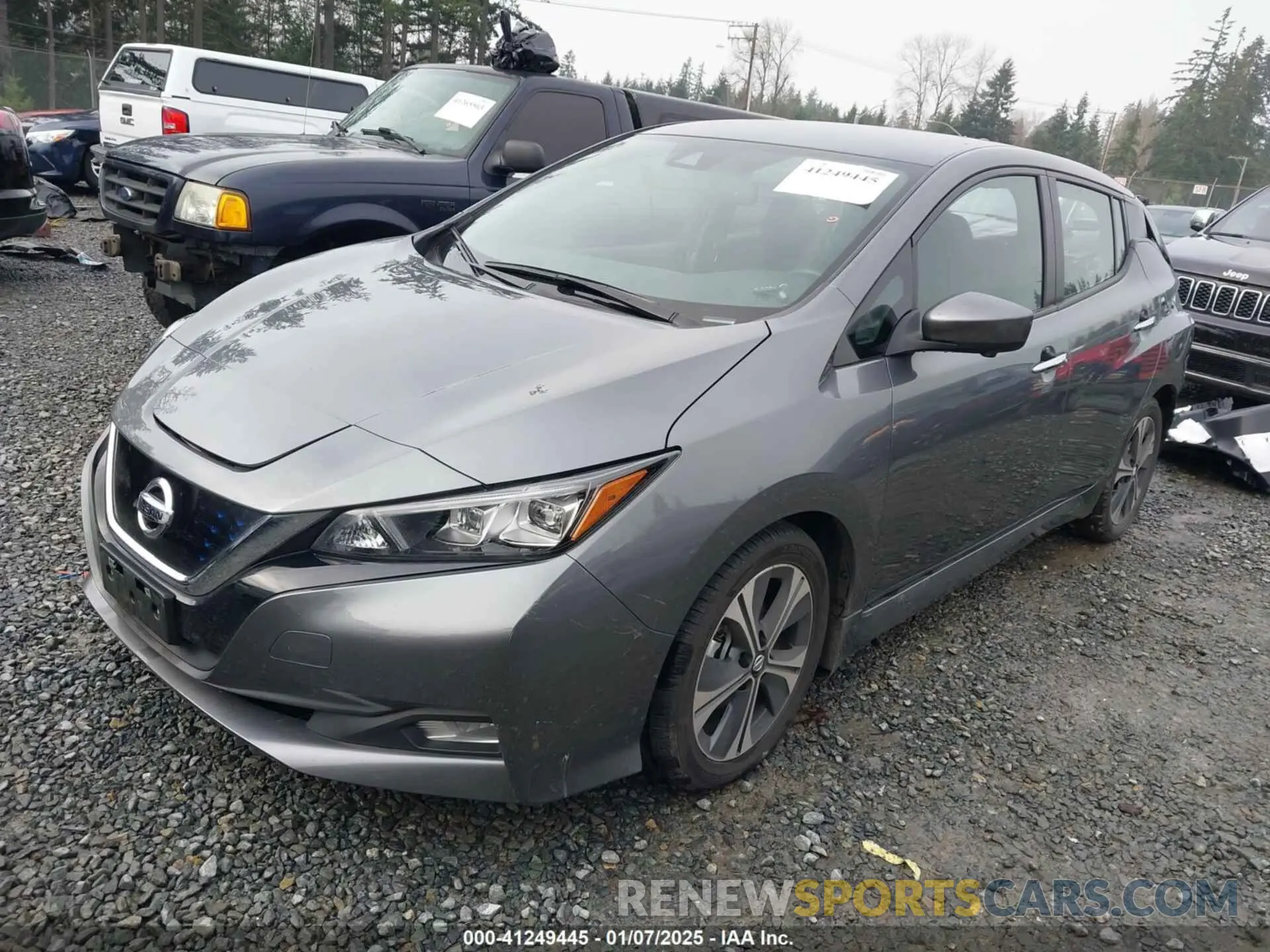 2 Photograph of a damaged car 1N4AZ1CPXLC301389 NISSAN LEAF 2020