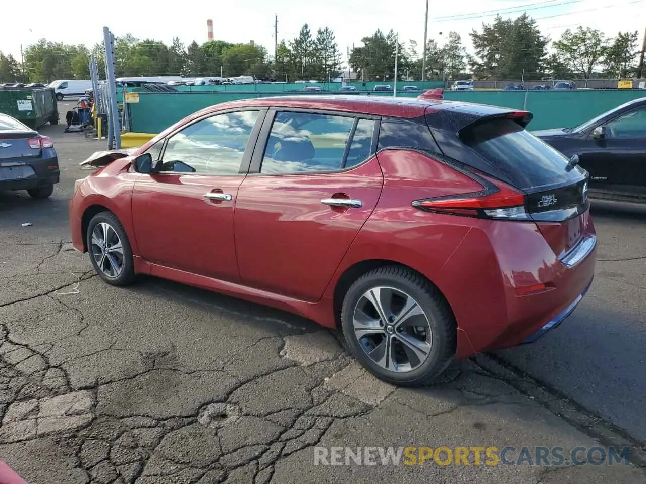 2 Photograph of a damaged car 1N4BZ1CP7LC307977 NISSAN LEAF 2020